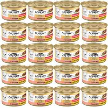 Purina Gourmet Gold losos/kuracie mäso v omáčke 72x85g