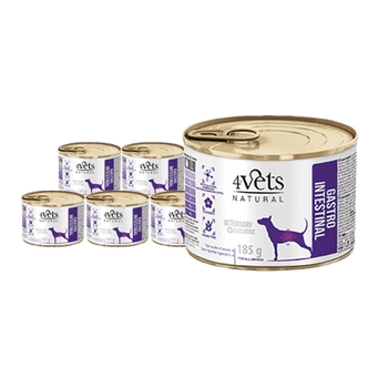 4Vets Dog Gastro Intestinal 6x185g