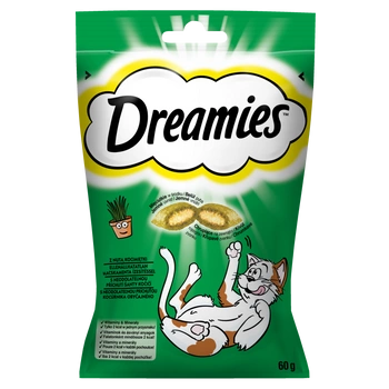 DREAMIES 60g - mačací maškrta s mačacou trávou