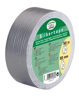 Kerbl Silbertape bandáž na kopytá a paznechty, 50 m x 50 mm, strieborná