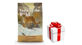 TASTE OF THE WILD Cat Canyon River Feline 6,6 kg + prekvapenie pre mačku ZDARMA