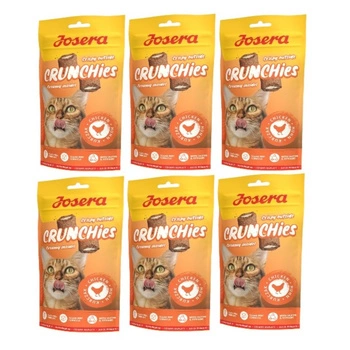 JOSERA Crunchies - kuracie mäso (pochúťka pre mačky) 6x60g