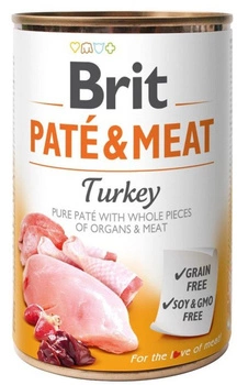 BRIT PATE & MEAT TURKEY 400g