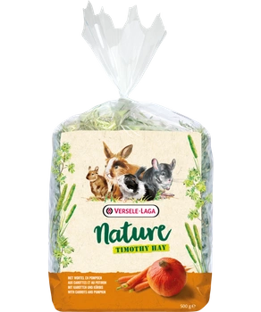 Versele Laga Nature Timothy Hay seno mrkva a dyňa 0,5 kg