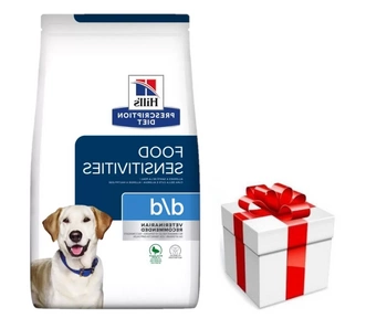 HILL'S PD Prescription Diet Canine d/d (kačica a ryža) 12kg + prekvapenie pre vášho psa GRATIS