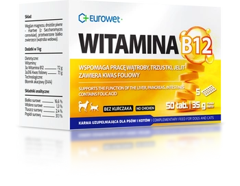 EUROWET Vitamín B12 50 tab