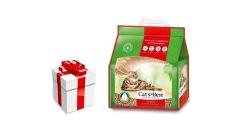 JRS Cat's Best Original Kočkolit 10 l + prekvapenie pre mačku ZDARMA