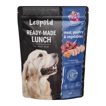 Hotová večera LEOPOLD s mäsom, hydinou a zeleninou 500g