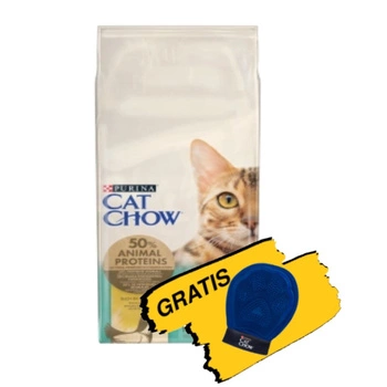 Purina Cat chow Hairball 15 kg + ZADARMO rukavice na úpravu srsti!
