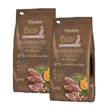 FITMIN Purity Senior Grainfree Light Lamb 2x12kg