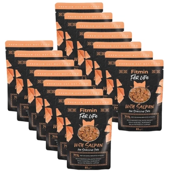 Fitmin Cat For Life losos kastrovaný 14x85g