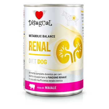 Disugual mokré krmivo pre psov Veterinárne RENAL Bravčové (dospelé) 400g