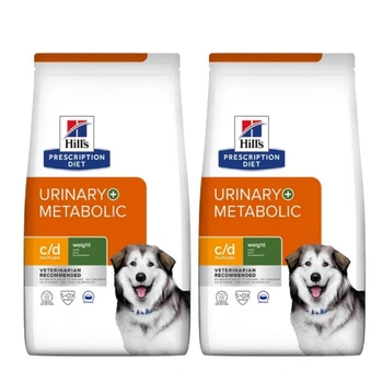 HILL'S PD Prescription Diet Canine c/d Urinary + Metabolic 2x12 kg