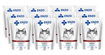 ENZO VET Hepatic hydinový paštét pre mačky 12x100g
