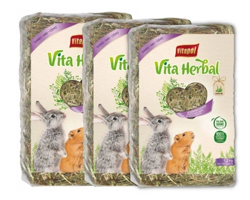 VITAPOL Seno pre hlodavce 3x1,2kg