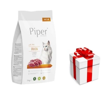 DOLINA NOTECI Piper Animals s kačkou pre mačky 3kg + překvapení pro kočku ZDARMA