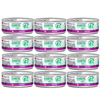Disugual mokré krmivo pre mačky Veterinárne DIABETIC Kačica (dospelá) 12x85g