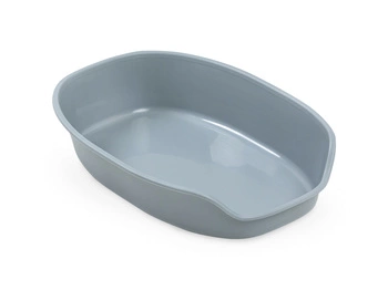 Otvorená vanička pre mačky GEMINI 28x42x9cm (náhodná farba)