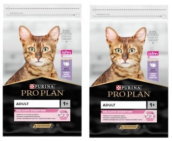 PRO PLAN Delicate Digestion krmivo pre mačky bohaté na morčacie mäso 2x10kg