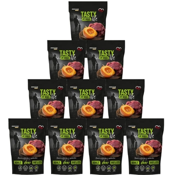 Tasty Dogs Life Jelenie mäso v želé miske 10x500g