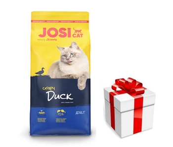 JOSERA JosiCat Crispy Duck 10 kg + prekvapenie pre mačku ZDARMA