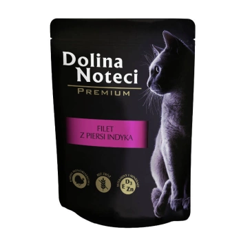 Dolina Noteci Prémiové filé z morčacích pŕs pre mačky 85g