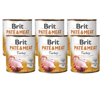 BRIT PATE & MEAT TURKEY 6x800g