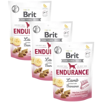 Brit snack Endurance lamb & banana 3x150 g