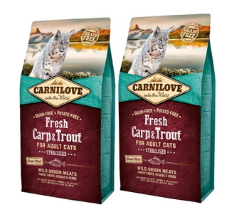 Carnilove Fresh Carp Trout Adult Cat 2x6 kg