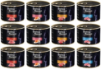 Dolina Noteci Premium pre mačky Zmiešané príchute 12x185g