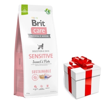 BRIT CARE Sustainable Sensitive Insect & Fish 12kg + PREKVAPENIE PRE VÁŠHO PSA