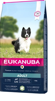 EUKANUBA Adult Small&Medium Breed Lamb & Rice 12kg