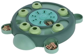Kerbl Náučná hračka pre psa, korytnačka, tyrkysová, Ø 25 cm