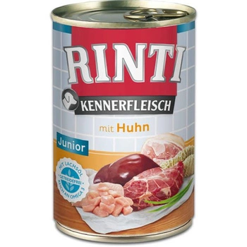 Rinti Kennerfleisch Junior Huhn vlhké krmivo pre psov - kuracie mäso 400g