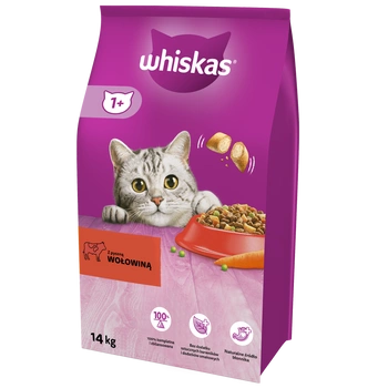 Whiskas Adult s hovädzím mäsom 14 kg