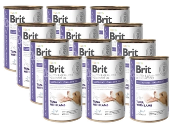 BRIT GF Veterinary Diets Dog Gastrointestinal Low Fat 12x400g- -mokré krmivo pre psov