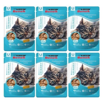 Super Benek Močový sáčok pre mačky 6x100g