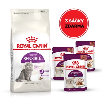 ROYAL CANIN  Sensible 33 10kg + 3 sáčky mokrého krmiva ZADARMO!!!
