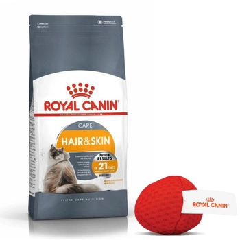 ROYAL CANIN Hair&Skin Care 10kg + ZADARMO mačacia guľa!