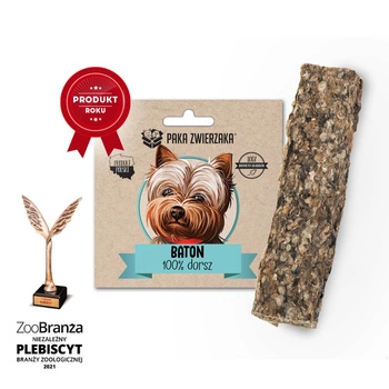 Paka Zwierzaka TYČINKA TRESKA 100%