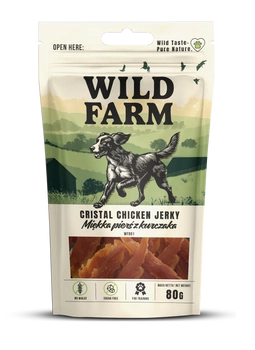 WILD FARM mäkké kuracie prsia 80g pochúťka pre psa