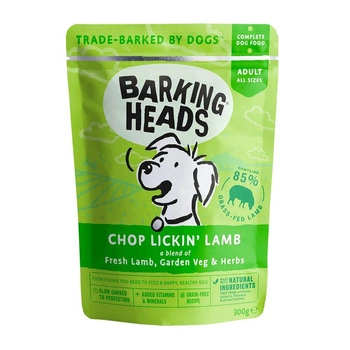 Barking Heads Chop Lickin' Lamb vrecúško pre psov 300g