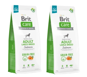 BRIT CARE Dog Grain-free Adult Large Breed Salmon 2x12kg