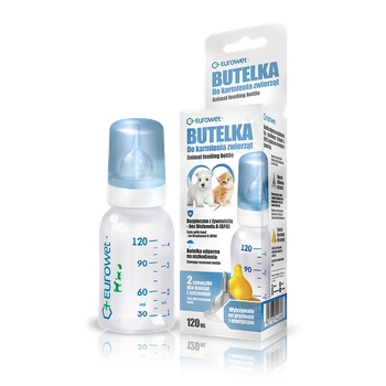 EUROWET Fľaša na krmivo pre domáce zvieratá 120 ml