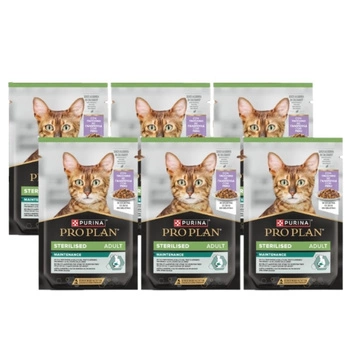 Purina Pro Plan Sterilized s morčacím mäsom pre mačky 6x85 g