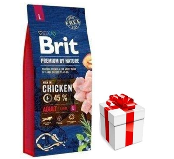 BRIT Premium By Nature Adult L 15kg + PREKVAPENIE PRE VÁŠHO PSA