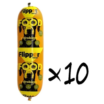 DOLINA NOTECI FLIPPER Classic s hydinovým mäsom pre psov 10x900g