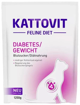 Kattovit Diabetes 1250g suché krmivo