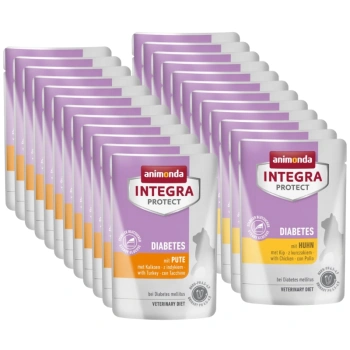 Animonda Integra Protect Diabetes Morčacie/Kuracie 24x85g