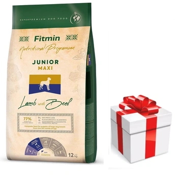 FITMIN Maxi Junior Lamb&Beef 12kg + PREKVAPENIE PRE VÁŠHO PSA